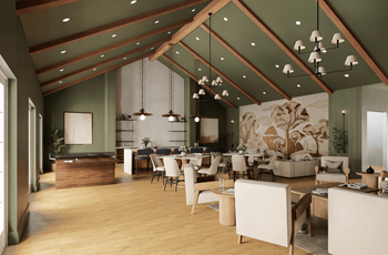 Clubhouse lounge